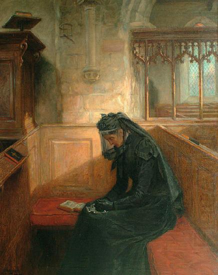 Ralph Hedley The Widow china oil painting image